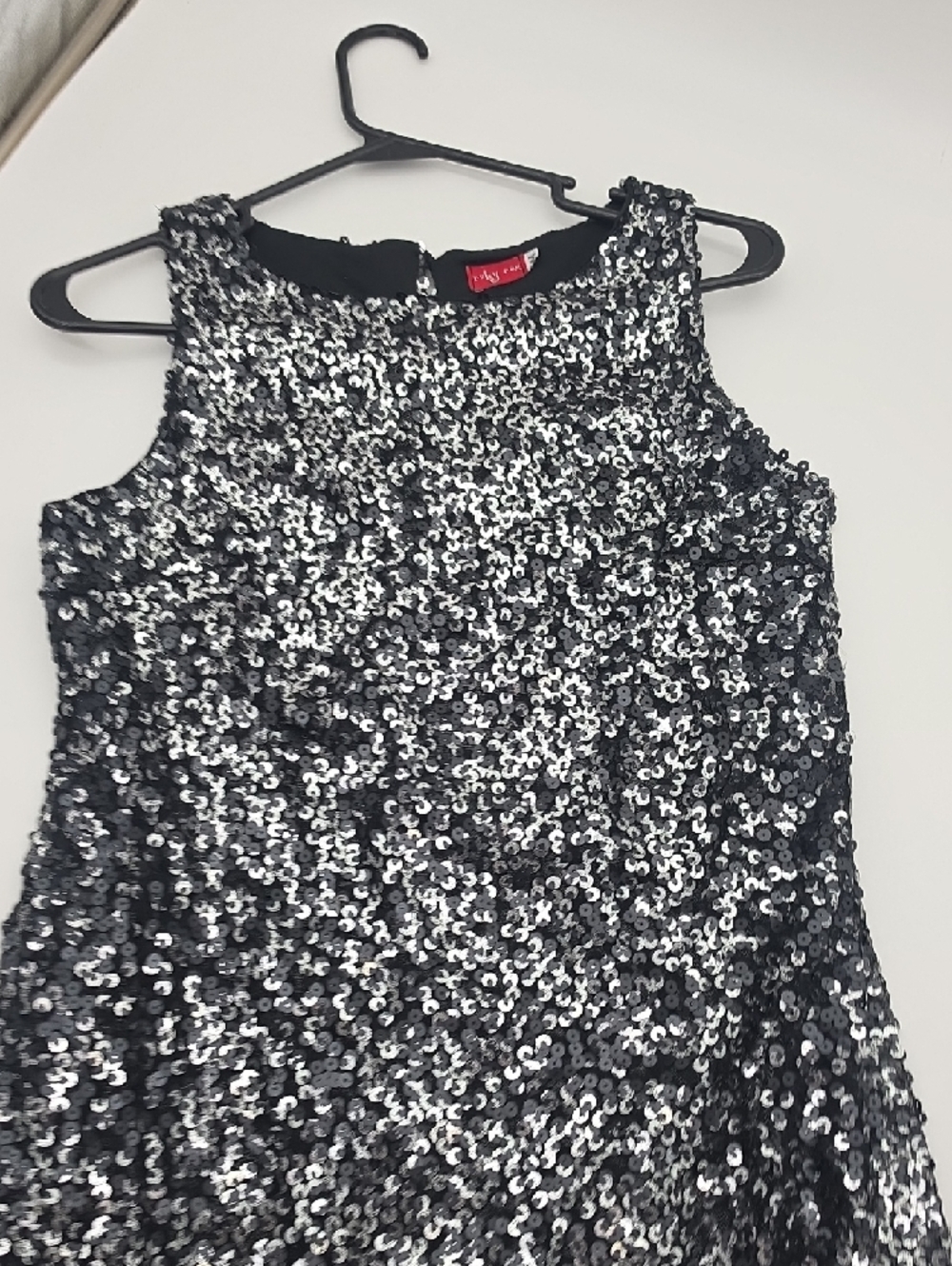 Ruby Rox Silver Sequin Mini Dress - Picture 9 of 9